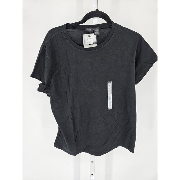 Mossimo Tops - Vintage Y2K Mossimo Womens Sz XXL Short Sleeve T Shirt Black Crew Neck NEW